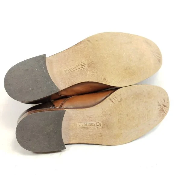 Pikolinos Cap Toe Oxfords Men's Size 7 Two-tone Leather - Picture 8 of 8